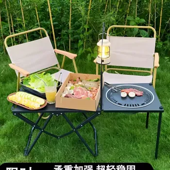 야외 접이식 테이블 캠핑 피크닉 휴대용 테이블 캠핑 장비 쿠킹 티 테이블 설치 없는 빠른 테이블