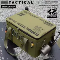 야외 전술 보관 가방 대용량 접이식 보관 상자 피크닉 캠핑 장비 보관 상자 식기 주방용품 필드