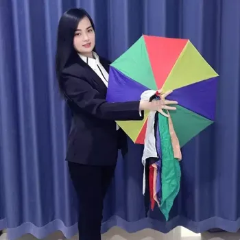 마술도구 우산으로 스카프 송년회 이브닝 파티 속성 마술 타월 굴리기