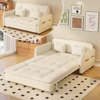 접이식 소파 베드 일체형 투웨이 2025 신상 구름 소형 거실 2인용 다용도 스트레처블 침대