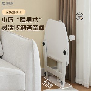 일본 SANWA 접이식 테이블 업다운 PC 사무용 테이블 워크벤치 발표 회의 교육 강연대