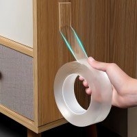 멀티탭 벽걸이 끈끈이 책상 벽 부착 수납고정 젤 테이프