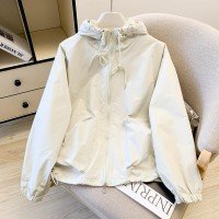 베이지 색 자켓 여성 쇼트 스타일 재킷 2025 가을 새로운 패션