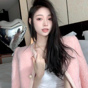 2025 모직 외투 여성 의류 가을 겨울 럭셔리 디자인 센스 핑크색