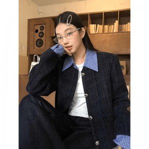 레드 맨 파빌리온 블루 싱글 브레스트 디자인 