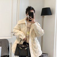  여성 코트 허리 슬림 작은 남자 외투