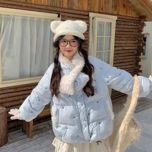 bibibency 25신상 나비 매듭 구스다운 재킷