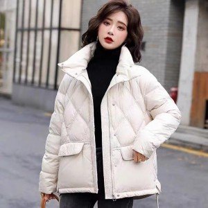 화이트 구스다운 2025 심플 스타일 패션 얇고 가벼운 한국 스타일