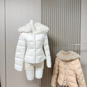  작은 예쁜 허리 90 화이트 구스다운 특대 사이즈 폭스퍼