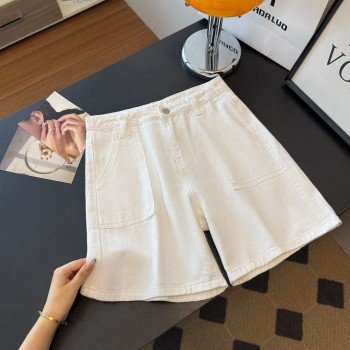 슬림해 보이는 오부 바지 여성 빅 사이즈 루즈핏 스트레이트 팬츠