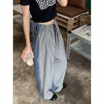 테더 캐주얼 바지 여자 패션 청바지