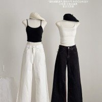 슬림핏 스타일 청바지 여성 겨울 팬츠