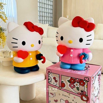 귀여운 고양이 피규어 저금통 kt 고양이 거실 침실 인테리어 소품 트렌드 놀이 무드등 선물하기