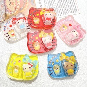 아이스 큐티 캐릭터 KK 고양이표 행거 크림 젤 핸드메이드 DIY 헤어 액세서리 신발 버클